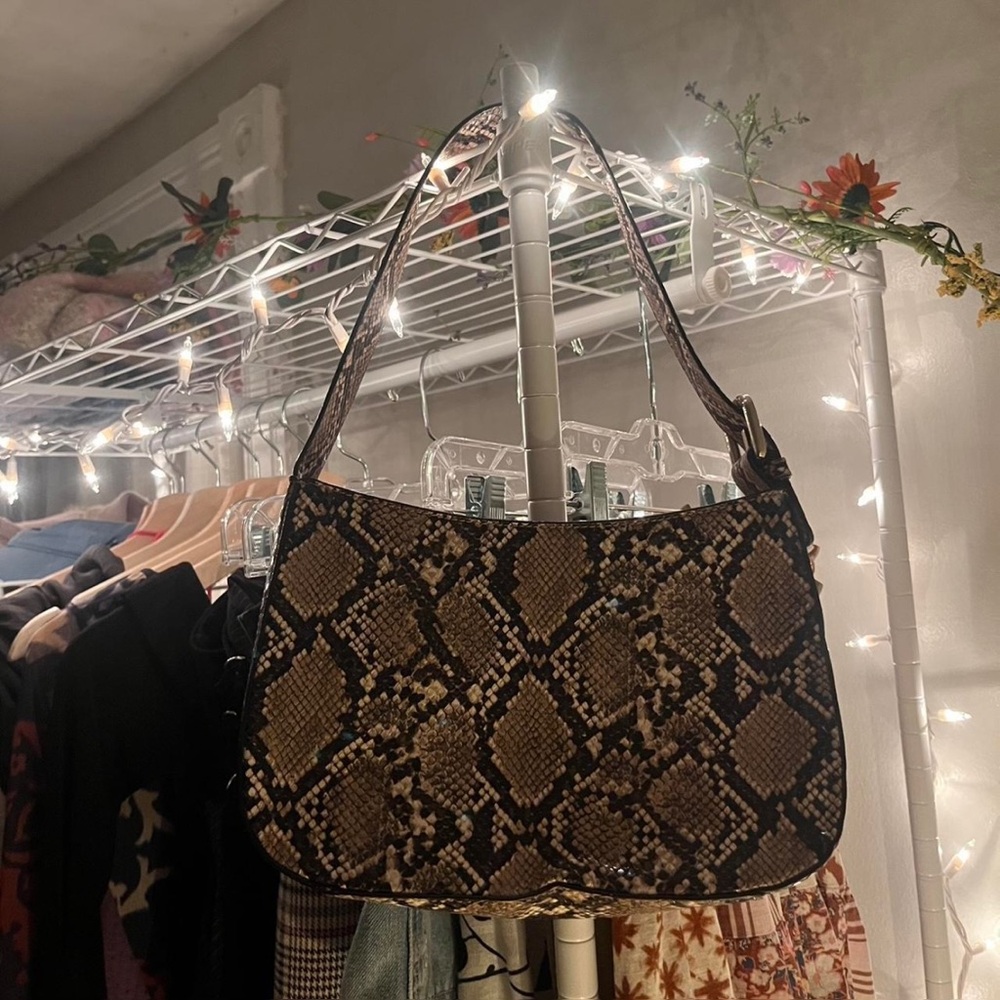 Brandy Melville snakeskin purse.